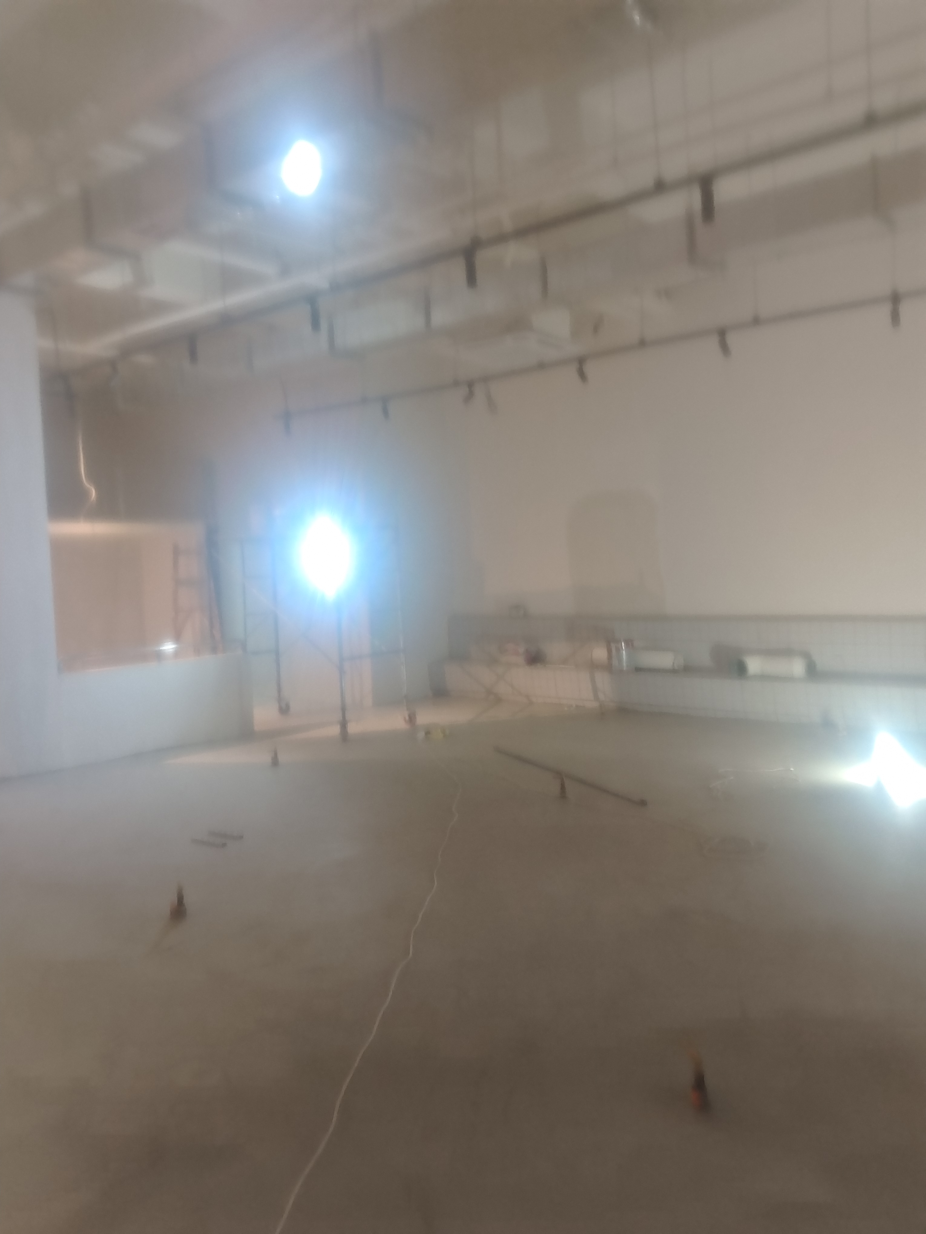 微水泥施工现场