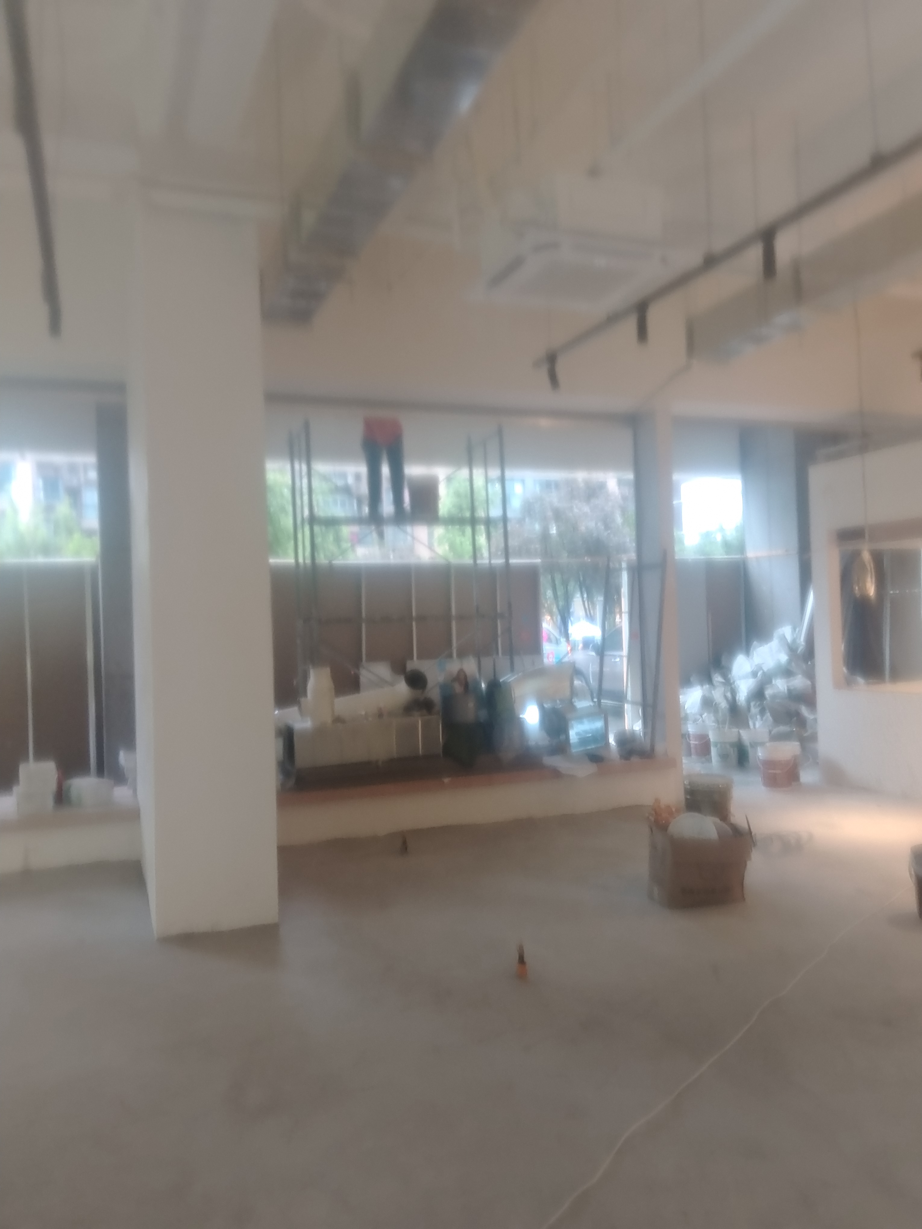 微水泥施工现场