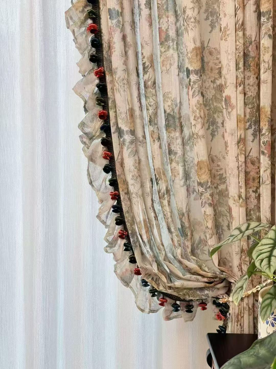 浪漫法式风窗纱完工图