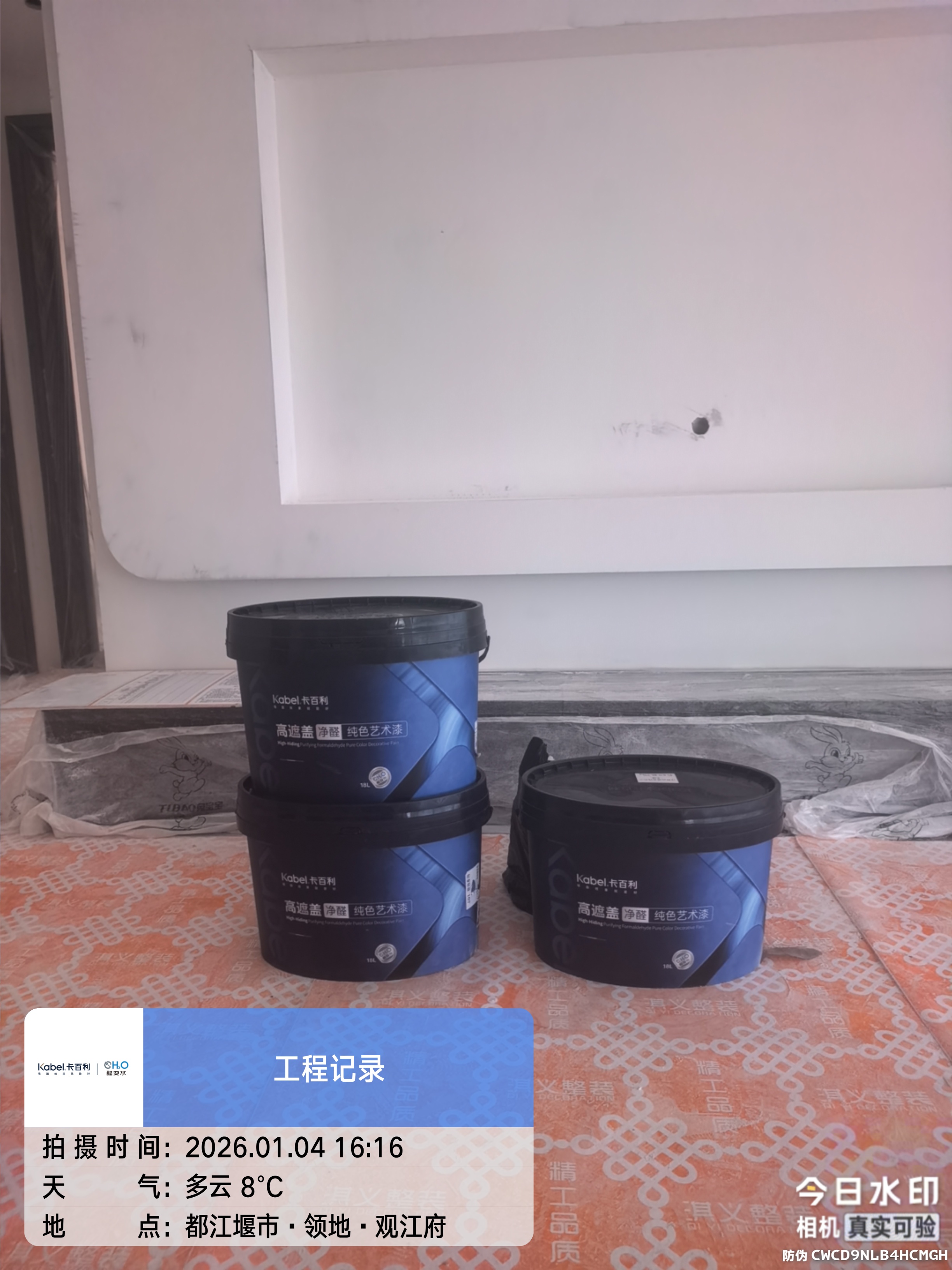 卡百利净醛艺术漆